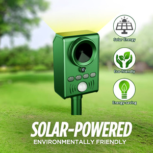 Caméra de chasse solaire clignotante à LED pour l'extérieur Dispositif répulsif pour cerfs activé par le mouvement Chargeur rechargeable Répulsif pour oiseaux à semi-conducteurs - Product Image 5