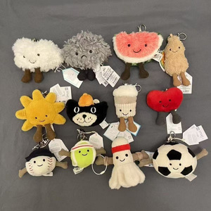 Jelycatt Alternativa al Marchio Originale, Orsacchiotto Croissant <span class=keywords><strong>di</strong></span> Barcellona, Giocattolo <span class=keywords><strong>di</strong></span> Peluche, Portachiavi Divertente, Ciondolo per Borsa, Unisex 5-7 Anni - Product Image 2