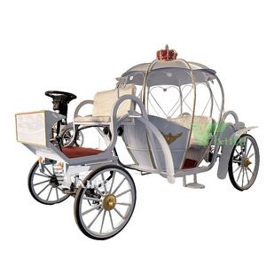 Charrette citrouille de style européen à vendre, chariot de princesse pour excursions - Product Image 1