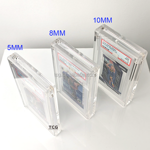 Étuis de protection pour cartes TCG gradées PS-A 2011 Topps Update Mike Trout <span class=keywords><strong>Cognac</strong></span> Diamond Anniversary/cartes Pokémon, étui en acrylique magnétique - Product Image 4