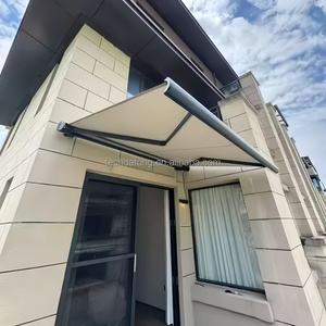 Auvent rétractable motorisé imperméable <span class=keywords><strong>pour</strong></span> extérieur, protection UV, résistant au vent, auvent anti-pluie <span class=keywords><strong>pour</strong></span> patio, balcon, jardin, cour, soleil - Product Image 1