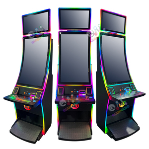 Qianmen Nguồn Nhà Máy Tùy Chỉnh Trong Kho Kim Loại 43 Inch Cảm Ứng Dọc Màn Hình Đôi Fusion 4/5/6 Kỹ Năng Máy Trò Chơi Tủ - Product Image 1