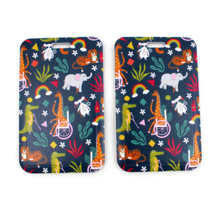 Titular de la tarjeta de PVC Vertical de alta calidad Personal de estudiantes Trabajadores Nombre Tarjeta de identificación Titular de la insignia - Product Image 5