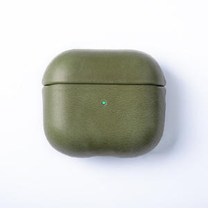 适用于苹果Airpods 4 Pro <span class=keywords><strong>3</strong></span> <span class=keywords><strong>2</strong></span>盒真皮奢华超薄封面 - Product Image 4