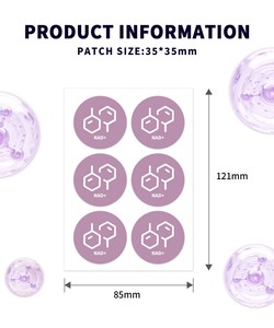 Mới đến nóng bán NAD + Các Bản vá lỗi 30 ngày cung cấp transdermal NAD + Miếng đệm với nmnh Resveratrol CoQ10 bán buôn CE xác minh - Product Image 4