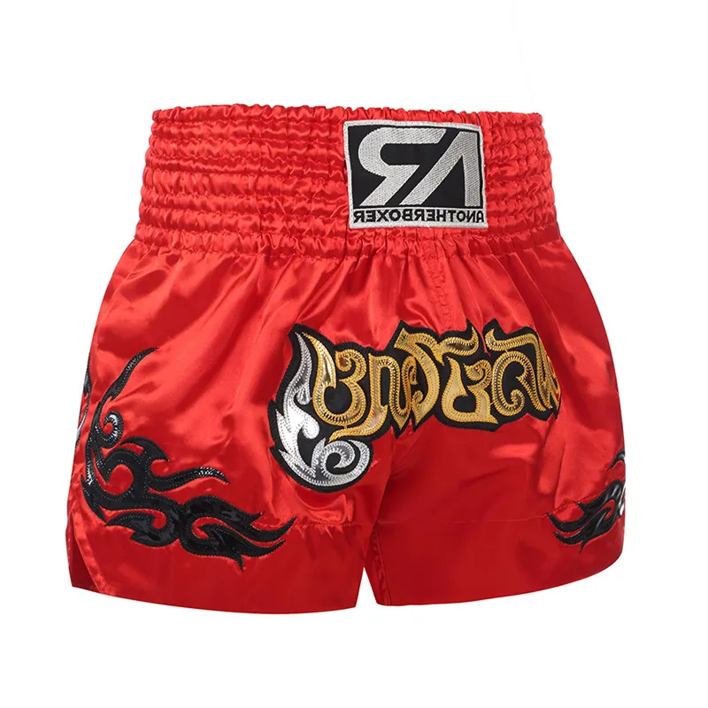 Custom Muay Thai Shorts Gladiator red color MMA Kick Boxing Fight Atacado men's UFC compression printing muay thai shorts