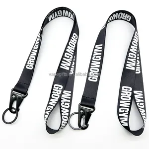 2024 Free Sample Custom Logo Pattern School Polyester Lanyards with logo fast Shipping Fashion Lanyard For Promotion Event