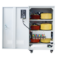 SJW penstabil tegangan otomatis, 3 fase 380V 440V AVR 200KVA Regulator tegangan otomatis statis 200KW tanpa sentuh 200 KVA