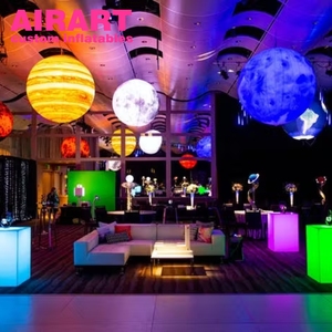 Ballons décoratifs sur le thème des discothèques, des pubs, des bars, des événements spatiaux, gonflables, étoiles, planètes - Product Image 4