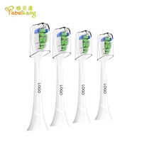 Têtes de brosse à dents de rechange vibrantes sans cuivre sans métal personnalisées en usine compatibles avec la brosse à dents électrique sonique