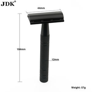 Maquinilla <span class=keywords><strong>de</strong></span> <span class=keywords><strong>afeitar</strong></span> <span class=keywords><strong>de</strong></span> seguridad <span class=keywords><strong>de</strong></span> doble filo para hombre JDK con mango <span class=keywords><strong>de</strong></span> metal profesional y logotipo personalizado - Product Image 6