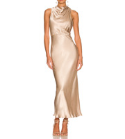 Robe de soirée élégante en Satin grande taille, mode populaire
