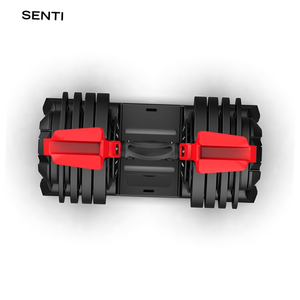 Ensemble d'haltères en acier inoxydable <span class=keywords><strong>GOCHA</strong></span> GC-112 pour la musculation à domicile et en salle de sport, réglables 18KG/24KG/32KG/40KG - Product Image 3