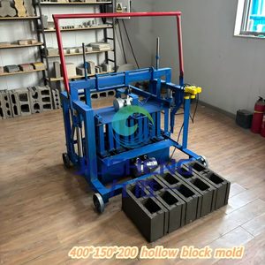<span class=keywords><strong>Machine</strong></span> manuelle de fabrication de petits blocs 4-45 moules pour machines à béton pour petites entreprises machines de construction - Product Image 2