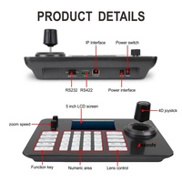 Controlador de cámara PTZ de seguridad de red Teclado de cámara de monitor de protocolo privado OEM/ODM