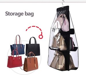 Borsa portaoggetti borsa 6 tasche più grandi <span class=keywords><strong>borse</strong></span> portaoggetti antipolvere <span class=keywords><strong>armadio</strong></span> <span class=keywords><strong>armadio</strong></span> borsa portaoggetti borsa appesa <span class=keywords><strong>armadio</strong></span> organizzatore - Product Image 3