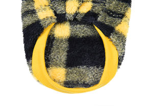 럭셔리 하이 퀄리티 뒤집을 수 있는 코트 개 스웨터 가을과 겨울 스트라이프 운동복 부드러운 양털 애완 동물 의류 퍼그 의상 - Product Image 6