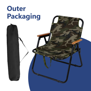Chaise Kermit pliable en fer massif, robuste, pour extérieur, plage, patio, jardin, pique-nique, vente en gros directe d'usine, MOQ 100 pièces - Product Image 4
