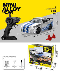 Nouvelle <span class=keywords><strong>voiture</strong></span> télécommandée miniature 1/<span class=keywords><strong>64</strong></span> 4x4 en alliage, drift 2.4G, jouets RC 2026 - Product Image 1