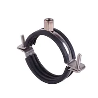 Collier de serrage standard en caoutchouc robuste pour tuyaux fendus