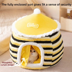 Accesorios <span class=keywords><strong>para</strong></span> perros de tienda de mascotas forma yourta mongola desmontable tienda de lujo sofa cama <span class=keywords><strong>para</strong></span> <span class=keywords><strong>gatos</strong></span> y perros cueva - Product Image 2
