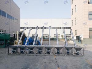 เครื่องป้อนอาหารสัตว์ปีกแบบใหม่ พร้อมถังใส่เมล็ดพืชและทราย  แบบสกรูลำเลียงขนาดใหญ่ สำหรับขาย - Product Image 6