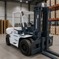 Forklift Bekas TCM 8 Ton Grosir untuk Dijual, Truk Pengangkut Beban Berat untuk Pusat Distribusi dan Pembeli Ekspor