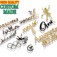 Badge personnalisé en métal avec logo, finition brillante électroplaquée pour entreprise, usine, école, hôtel, serveur