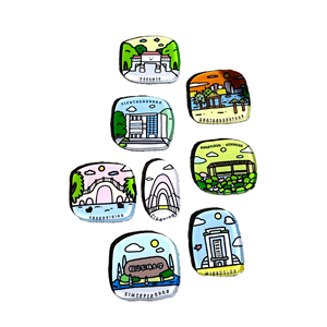 Autocollant de réfrigérateur personnalisé avec un monument national, souvenir d'<span class=keywords><strong>Okinawa</strong></span>, <span class=keywords><strong>Japon</strong></span>, aimant de réfrigérateur en acrylique, magnétique pour la cuisine - Product Image 3