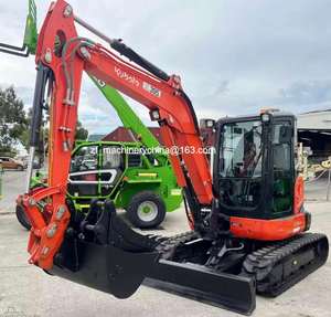 รถขุดขนาดเล็ก CE EPA มือสอง ยี่ห้อ Kubota รุ่น U55 Kx163-5 Kx057-4 พร้อมบูมหมุน ราคาถูก - Product Image 2