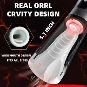 كأس استمناء أوتوماتيكي للرجال آمن على الجسم ويعمل بدون استخدام اليدين مع خاصية الاهتزاز - Product Image 4