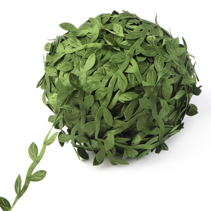 Erkoumi cây nho nhân tạo thủ công Vòng hoa trang trí cây xanh rừng cây nho giả lá ô liu màu xanh lá cây lá trang trí ruy băng - Product Image 6