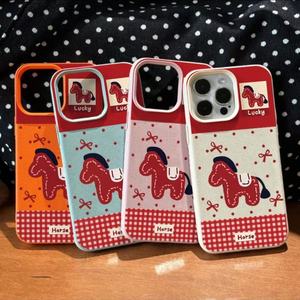 Étui de téléphone avec support miroir motif pois, compatible avec <span class=keywords><strong>iPhone</strong></span> 17 Pro Max, 16, 15, 14, 13, 12, <span class=keywords><strong>11</strong></span> - Product Image 2