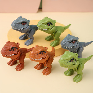 Mini llavero de dinosaurio que se mueve al morder el dedo, modelo articulado, adorno de plástico, regalo para niños, accesorio unisex - Product Image 2