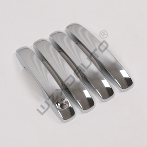 Cubiertas de Manijas de Puerta en Cromo Negro Mate WZXD, Accesorios de Estilo, Molduras Exteriores para Manijas 2022 2023 - Product Image 6