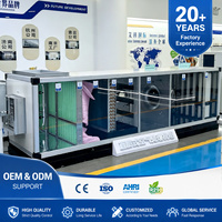 Unit Penanganan Udara (AHU) Kelas Industri Tugas Berat Dengan Koil Air Dingin, Filter HEPA, dan Kipas EC untuk Sistem HVAC
