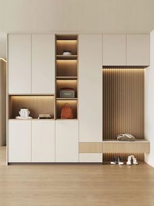 Venta al por mayor de fábrica, Zapatero barato personalizado, muebles de entrada más populares, Zapatero de madera moderno, armario - Product Image 6