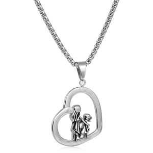 yunnique Stainless Steel Heart Pendant Necklace Unisex Gift Jewelry 23046 - Product Image 5