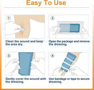 Risenmed Komfortable und effektive super absorbierende Kern chirurgie Reduziert die Wund versorgung der Wund versorgung Super Absorbent Wound Dressing - Product Image 5
