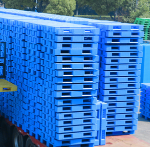 Palette en plastique robuste de qualité alimentaire hygiénique antidérapante plate 1100 x 1000 mm pour l'expédition - Product Image 6