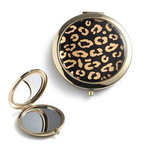 High End Girl Gift Epoxy Sticker Round Shape Dual Side <b>Compact</b> <b>Mirror</b> - Product Image 2