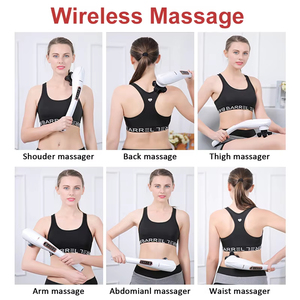 Venta caliente rodillo de masaje muscular de mano palo de masaje de todo el cuerpo Dispositivo de masaje de múltiples cabezas masajeador de espalda de mango largo - Product Image 6