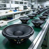 YX12N351 Haut-parleur de graves 15 pouces 400W pour scène, accessoire audio professionnel, bobine vocale 3,5 pouces, amplificateur OEM d'usine