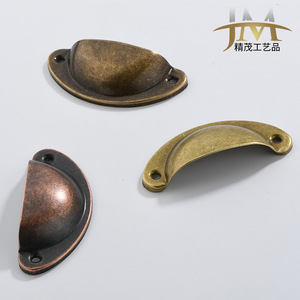 Poignées de tiroir Jingmao 82 mm en fonte de fer style antique pour meubles et décoration intérieure - Product Image 4