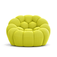 Canapé ergonomique nordique en nid d'abeille, mousse haute densité, canapé d'angle rond pour salon, hôtel, villa, petits espaces