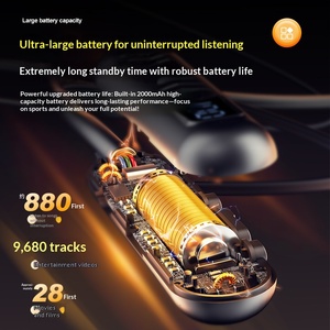 Écouteurs sans fil Bluetooth à tour de cou, casque de jeu à faible latence, grande autonomie, temps d'attente ultra long - Product Image 3