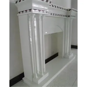 Cultured Indoor Microcrystalline Stone Nano Glass Fireplace Mantels