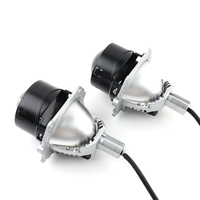 Accessoires de voiture à LED, lentille de projecteur bi-LED de 2,5 pouces, universelle, DC12V 110W, phare de voiture, lentille de projecteur bi-LED sans perte de qualité