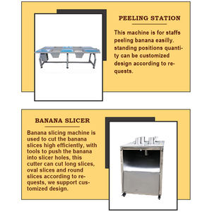 Máquina de fabricación de <span class=keywords><strong>chips</strong></span> de plátano, línea de procesamiento de <span class=keywords><strong>chips</strong></span> de plátano, 20-500 kg/h, SUS304 - Product Image 3