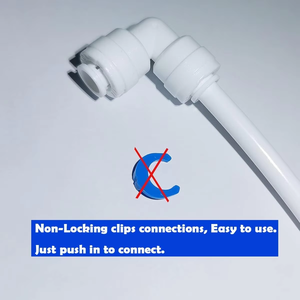 1/4 \ "ด้ายหญิง3/8 \" หลอด o.d. ชุดอุปกรณ์พลาสติกสำหรับเครื่องกรองน้ำระบบออสโมซิสผันกรีเวอร์ส - Product Image 5